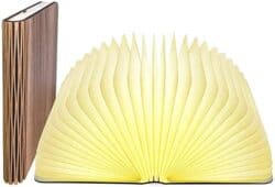 Lámpara en forma de libro